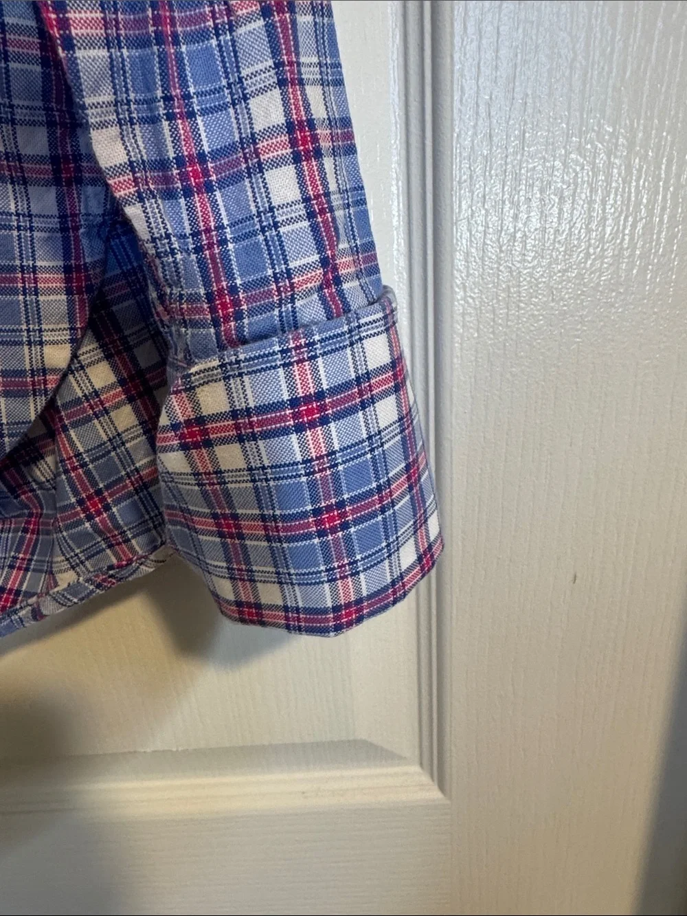 Classic Blue Plaid Button-Down Shirt by J. Crew